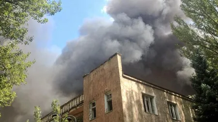 Se îngroaşă gluma în Ucraina. Un spital a fost DISTRUS de obuze