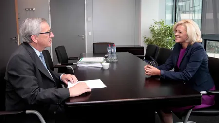 CORINA CREŢU, discuţii cu Jean-Claude Juncker pentru postul de comisar european