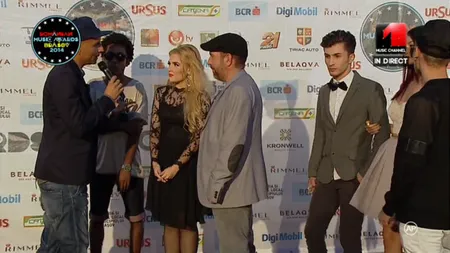Romanian Music Awards 2014, RMA 2014. Moment PENIBIL pe covorul roşul de la RMA
