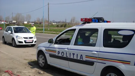 Un ŞOFER a fost prins conducând cu 214 km/h pe autostrada Transilvania