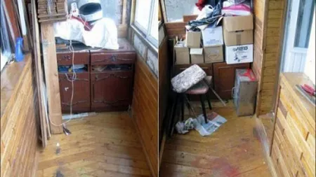 Transformare INCREDIBILĂ  a unui BALCON plin de gunoaie. Cum s-a folosit un bărbat de acest spaţiu