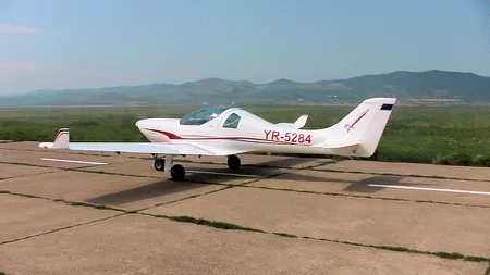 Aterizare forţată pe pista Aeroportului Internaţional Iaşi