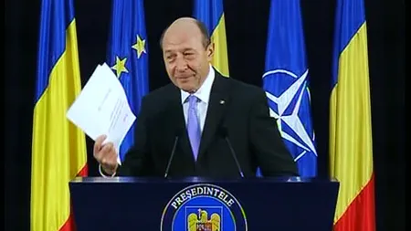 Băsescu retrimite în Parlament legea referitoare la pensionarea personalului aeronautic VIDEO