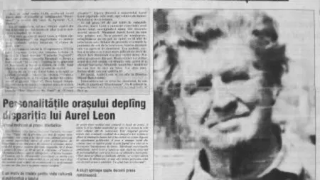 Jurnalistul Aurel Leon, agent sub acoperire FOTO