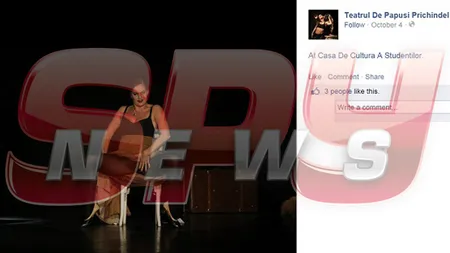 Maia Morgestern, în ipostaze neaşteptate pe site-ul unui teatru de păpuşi FOTO