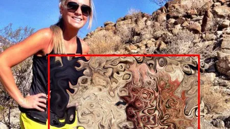 Ce a găsit o BLONDĂ în timp ce se plimba prin NATURĂ: Numai la SEX îţi stă gândul FOTO
