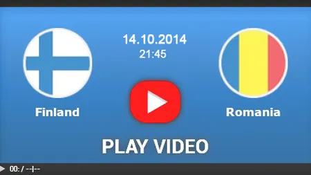 Finlanda - România LIVE VIDEO 0-2: GOOOOOOOL Stancu!