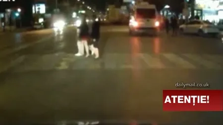 Scene şocante în Rusia: Un şofer a spulberat mai mulţi pietoni aflaţi pe trecere VIDEO