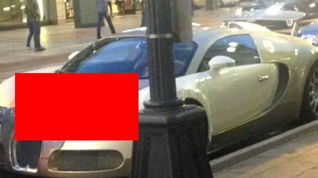 Posesorul unui Bugatti Veyron, făcut de râs de un necunoscut. Ce i-a scris pe CAPOTĂ FOTO