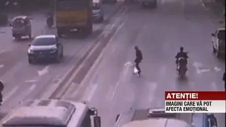 O bătrână kamikaze a provocat un ACCIDENT GROAZNIC în China VIDEO