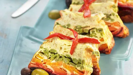 REŢETA ZILEI: Chec aperitiv cu legume