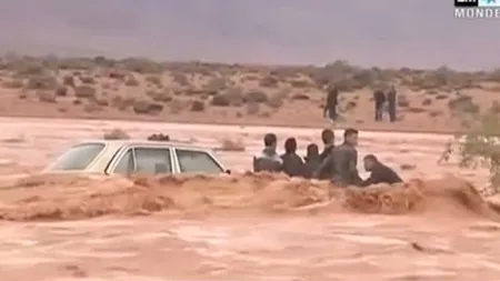 Furtunile violente din Maroc au provocat inundaţii şi viituri de proporţii. Cel puţin 28 de morţi VIDEO