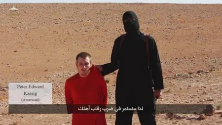 Londra este ORIPILATĂ de decapitarea lui Peter Kassig. Parisul denunţă un nou ACT de BARBARIE