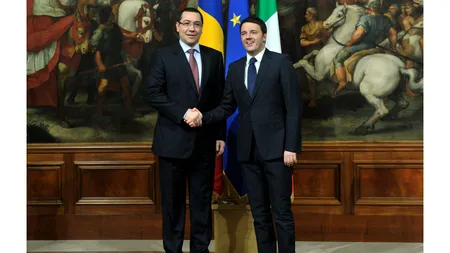 Semnal european înaintea turului II: Victor Ponta se întâlneşte la Bucureşti cu premierul Italiei