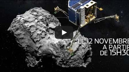 PREMIERĂ. Modulul Philae a asolizat cu SUCCES pe cometa 67/P Ciuriumov-Gherasimenko VIDEO