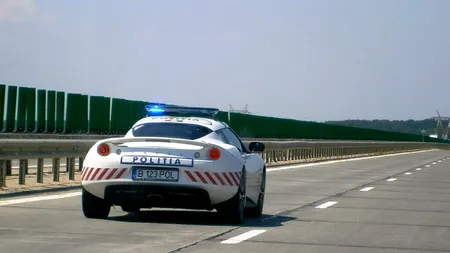 Un şofer a gonit cu peste 200 de km/h pe Autostrada Transilvania