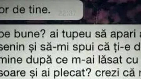 Cel mai TARE SMS din ISTORIA IUBIRII. Cum şi-a convins un tânăr iubita să îl ierte după ce a înşelat-o FOTO