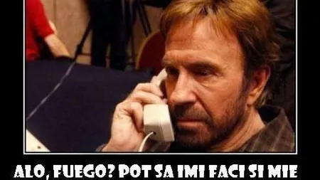 BANCUL ZILEI: Chuck Norris e mai tare ca Fuego