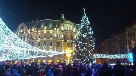 Timişoara, un oraş de POVESTE. S-au aprins beculeţele de sărbători şi s-a deschis Târgul de Crăciun FOTO