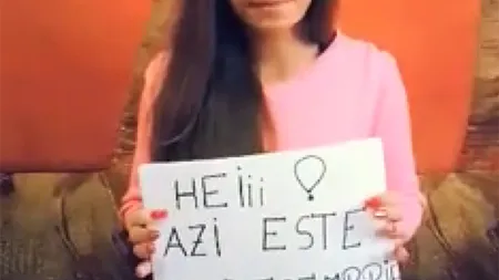 Clipul care a devenit VIRAL în câteva minute. Mesajul unei tinere i-a făcut pe toţi SĂ PLÂNGĂ VIDEO