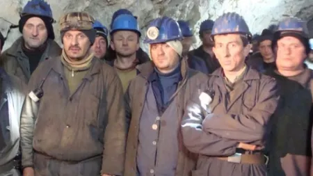 Protest spontan al minerilor de la Lonea