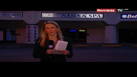 Cum se încălzeşte o REPORTERIŢĂ înainte să intre în DIRECT. Îl face GELOS şi pe EMINEM VIDEO