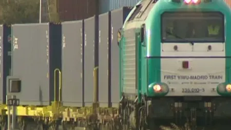 Nouă rută comercială, cea mai lunga din lume: Tren de marfă China-Spania