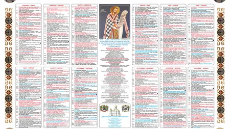 CALENDAR ORTODOX 2015. Ce sfinţi sărbătorim în data de 3 ianuarie