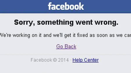 FACEBOOK A PICAT. Reţeaua socială A CĂZUT în întreaga lume. Ce mesaj afişa Facebook România