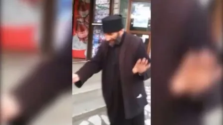 Un PREOT BEAT criţă a făcut circ în plină stradă VIDEO