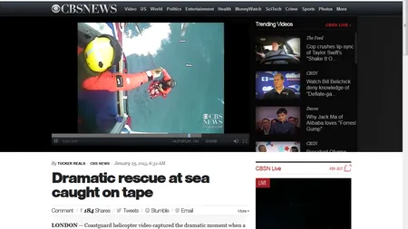 Un pescar ROMÂN a fost salvat de paza de coastă britanică