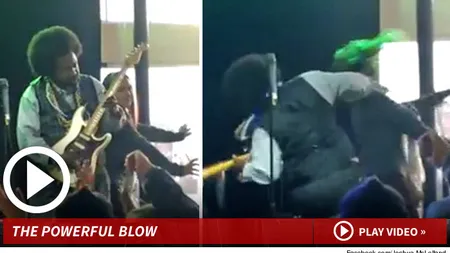 ŞOCANT: Afroman a făcut knockout o fană care dansa cu el pe scenă. Rapperul a fost arestat VIDEO