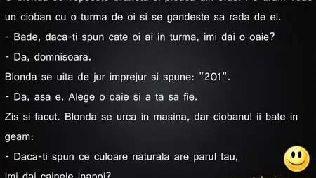 BANCUL ZILEI: Gheorghe şi-a luat telefon mobil