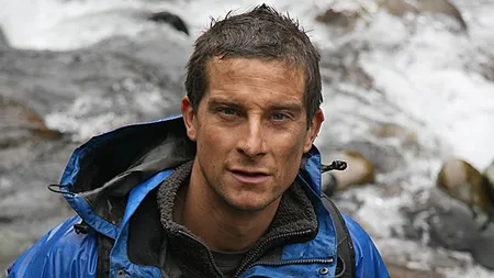 Intrare SPECTACULOASĂ a celebrului Bear Grylls într-o emisiune VIDEO