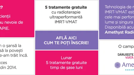 Suferi de cancer? Tratează-te GRATUIT prin cea mai performantă metoda de radioterapie