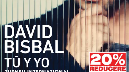 Bilete cu reducere la concertul David Bisbal, până pe 8 martie