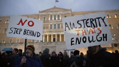 Cel puţin 15.000 de manifestanţi la Atena, în sprijinul guvernului Tsipras