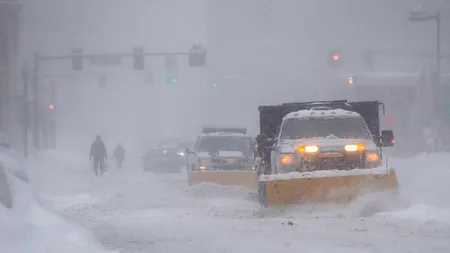 VREME EXTREMĂ în America: Frig polar şi furtuni de zăpadă în estul SUA GALERIE FOTO