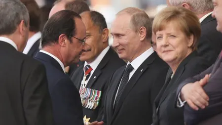 Întrevederea Putin-Merkel-Hollande. Textul unui PLAN DE PACE, în curs de pregătire