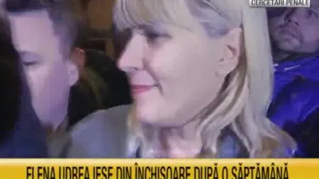 ELENA UDREA, primele declaraţii după aflarea sentinţei VIDEO