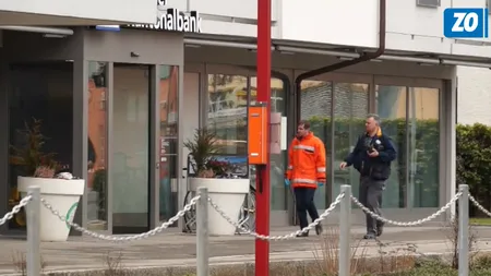 Român prins în timp ce încerca să spargă o bancă, în Elveţia