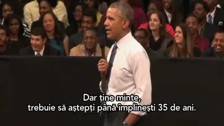 Barack Obama, surprins de un puşti precoce care vrea să devină preşedintele SUA VIDEO