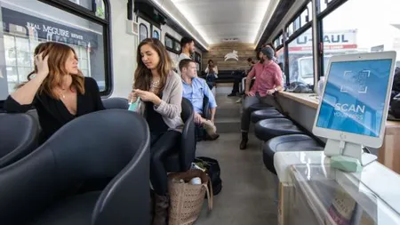 Cum arată AUTOBUZUL VIITORULUI. Circulă deja pe străzile din San Francisco