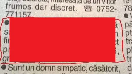 Un afacerist român îşi caută iubită la MATRIMONIALE. Vezi ce ANUNŢ a postat