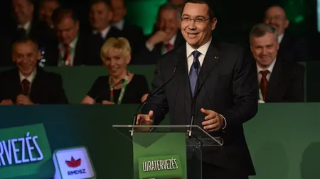 VICTOR PONTA a salutat în maghiară la Congresul UDMR: 