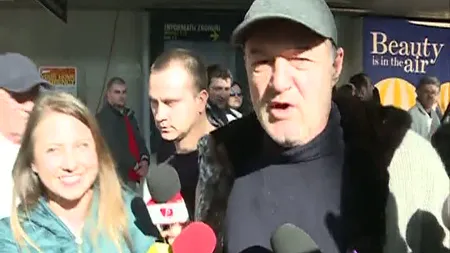 Gigi Becali s-a întors de la Muntele Athos. ANUNŢ BOMBĂ făcut la aeroport VIDEO