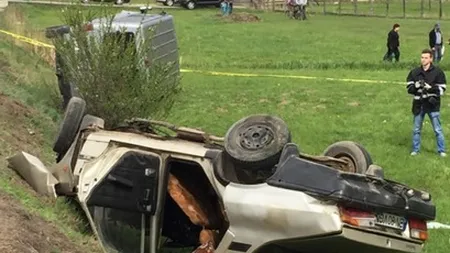Accident grav, provocat de un şofer care vorbea la telefon în Bistriţa