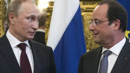 Hollande face presiuni asupra lui Putin: Preşedintele francez îi cere să aplice Acordurile de la Minsk