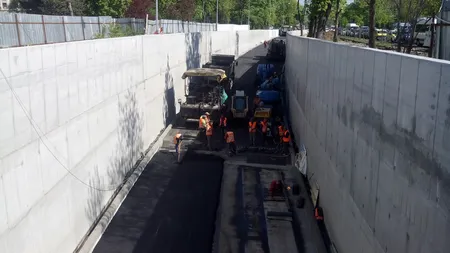 Lucrările pentru pasajul de la Casa Presei, aproape de final