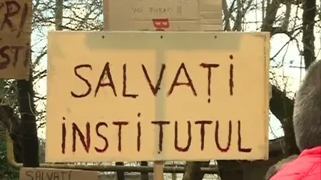 MITING în faţa Palatului Cotroceni pentru salvarea Institutului Cantacuzino VIDEO